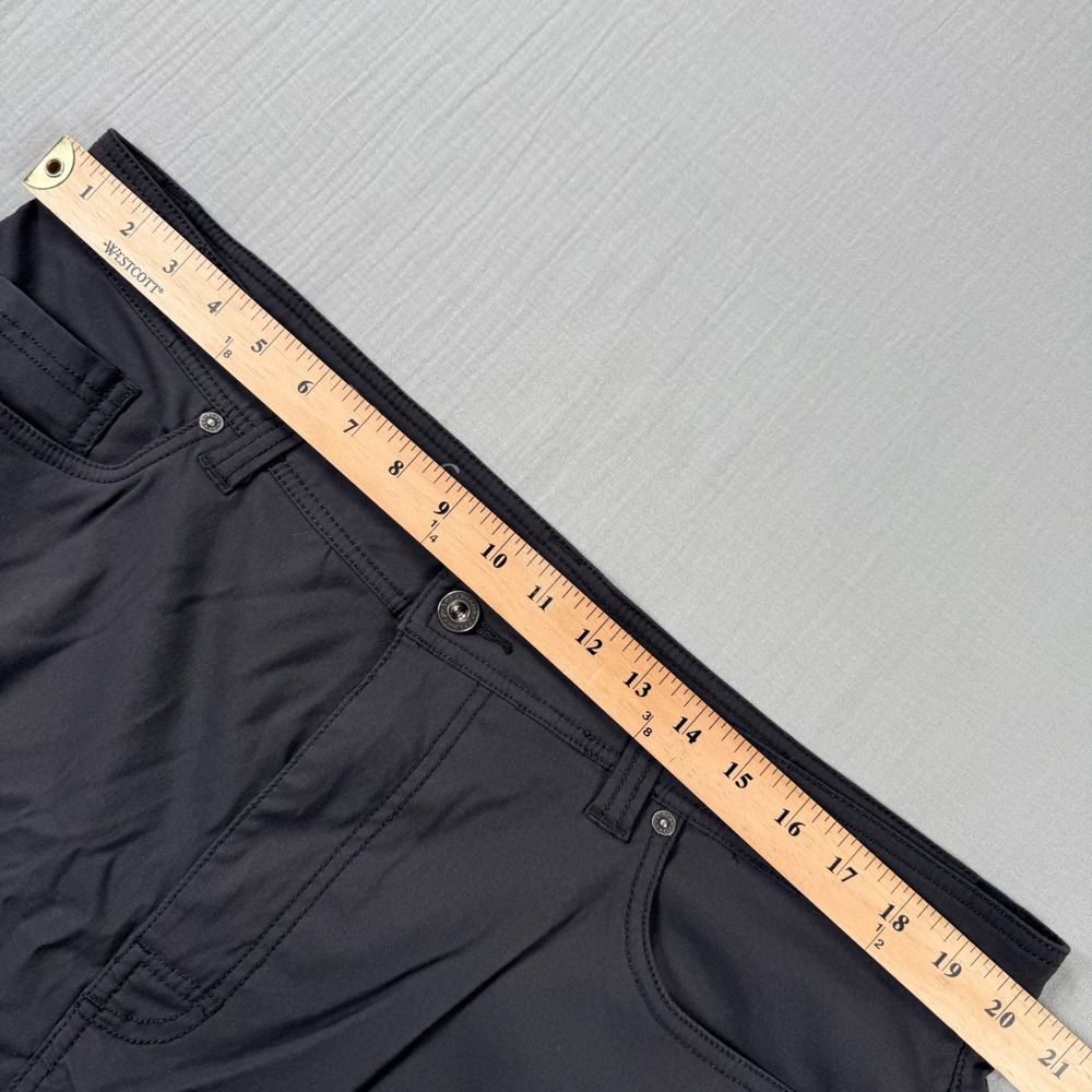 Prana Brion Pant Charcoal Gray Mens 40x34 Slim Fit Hiking Outdoor M4BN34312 - Picture 4 of 8
